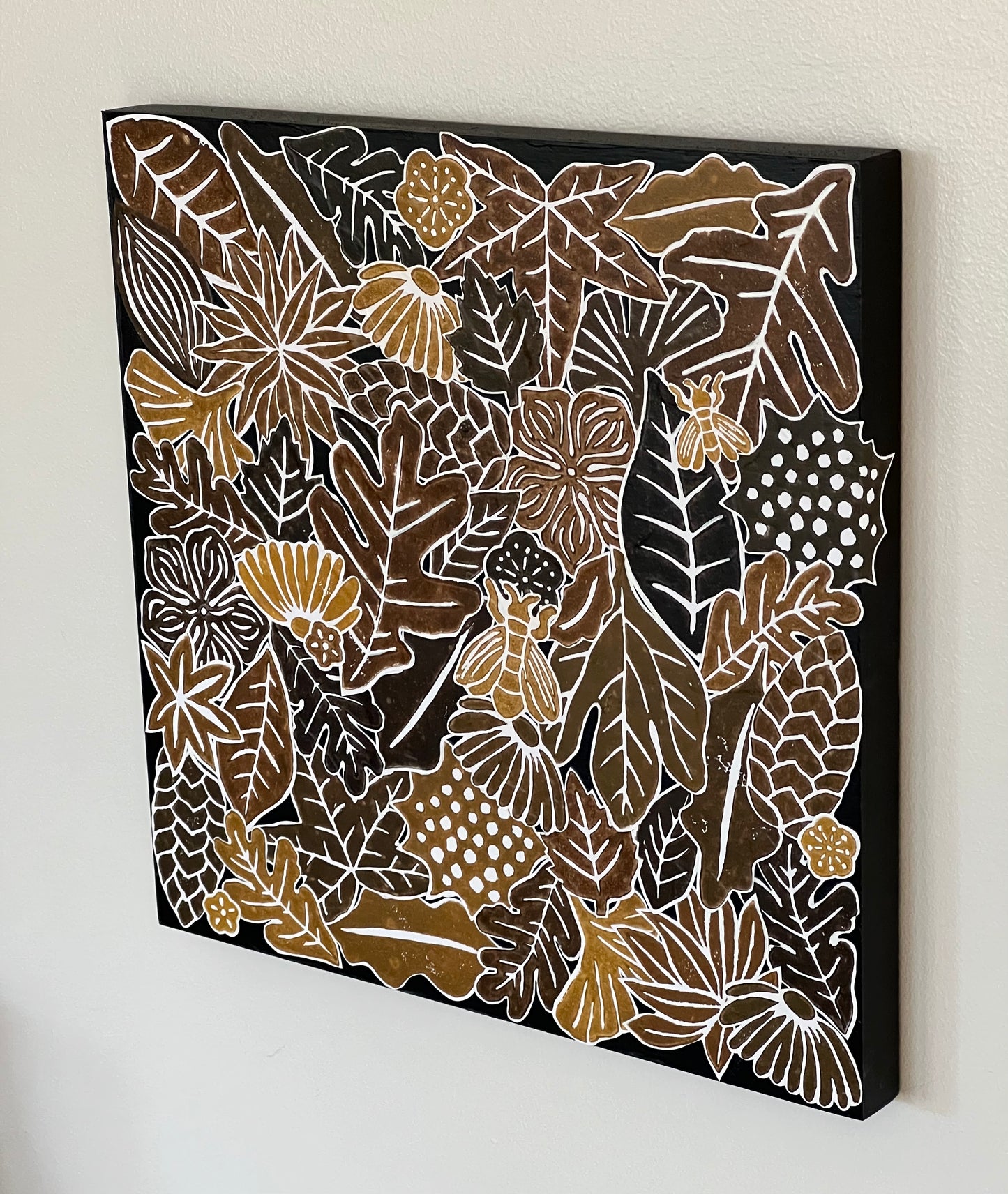 Advancing into November - 12" x 12" Collage