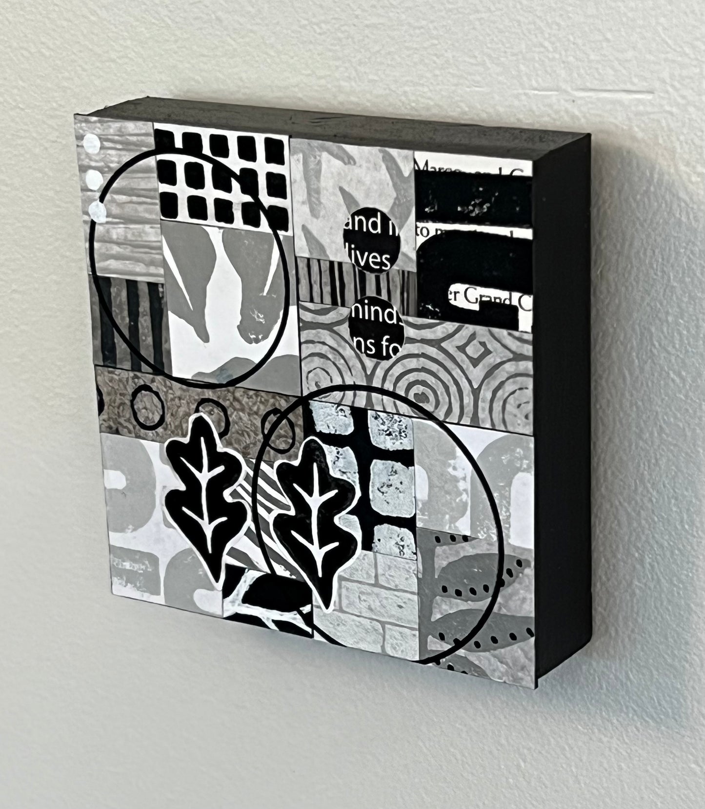 At its Core II - 4" x 4" collage