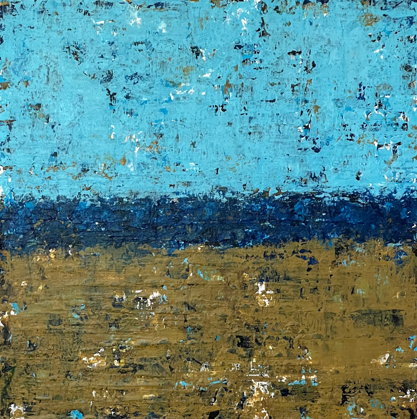 Driving By XIX - 8" x 8" painting