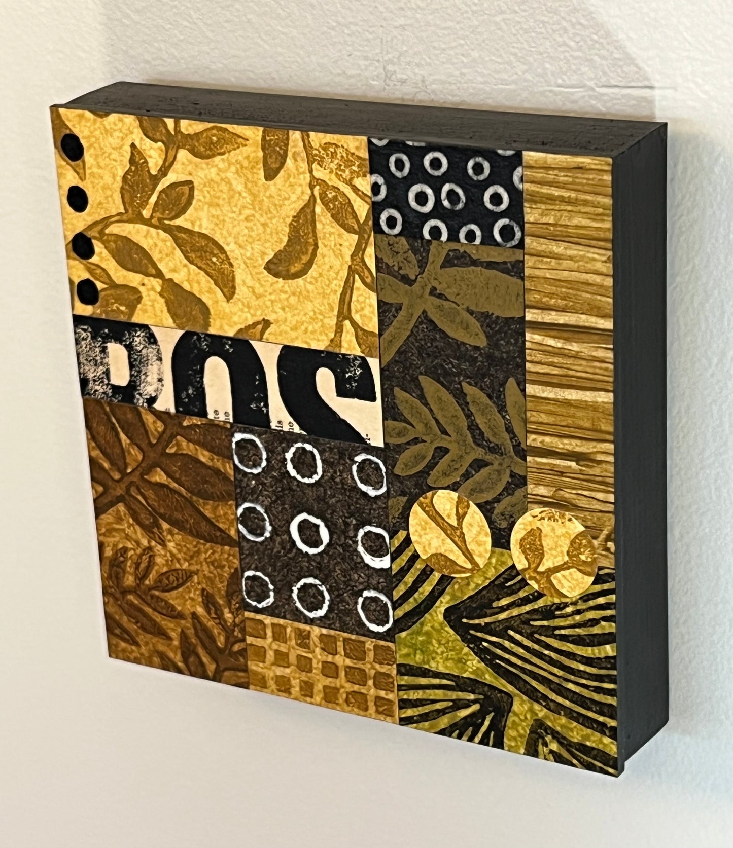 Dry Season VII - 5" x 5" collage