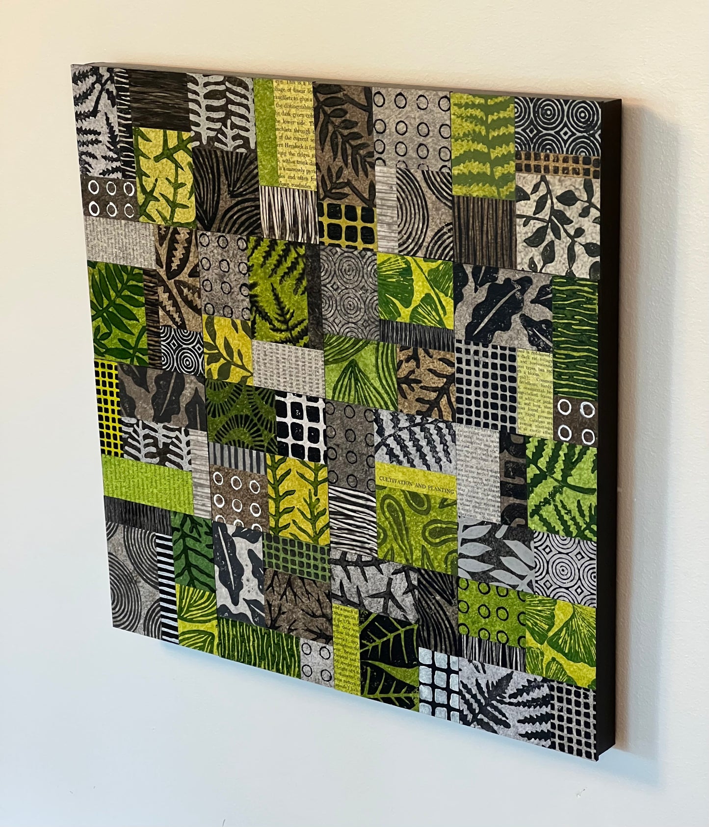 Forage I - 16" x 16" Collage