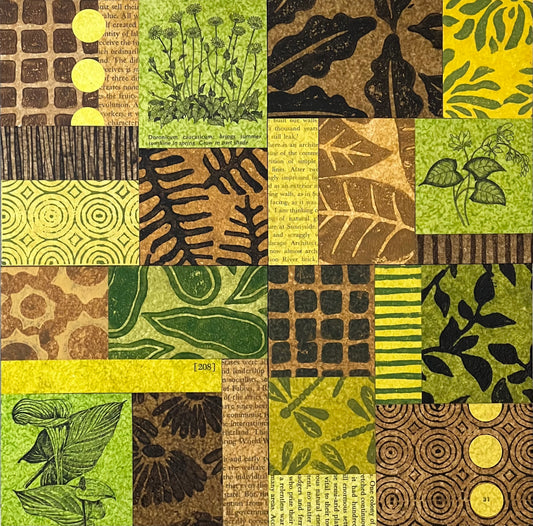 Forage VI - 10" x 10" Collage
