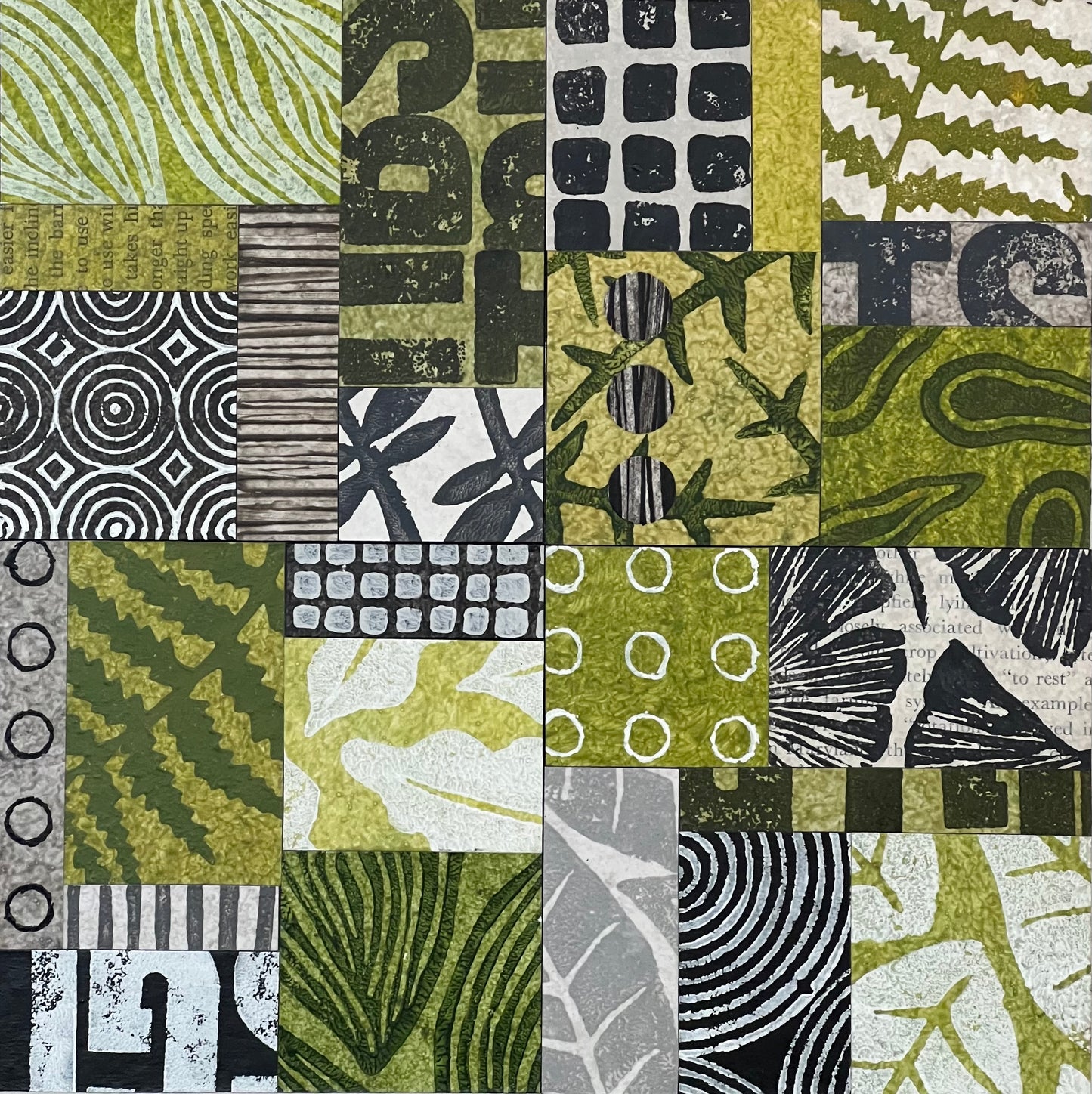 Forage XII - 8" x 8" Collage