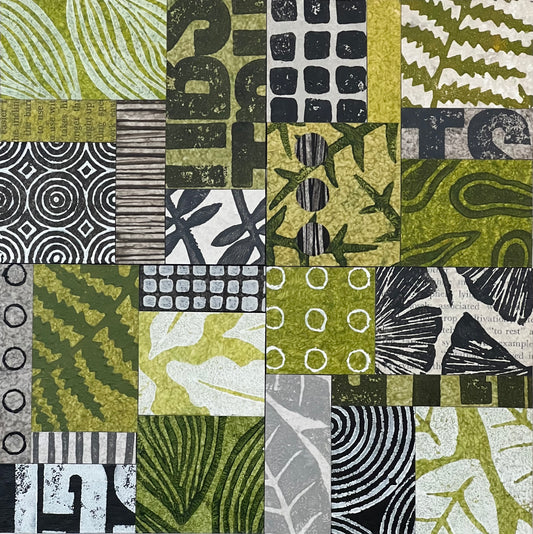 Forage XII - 8" x 8" Collage
