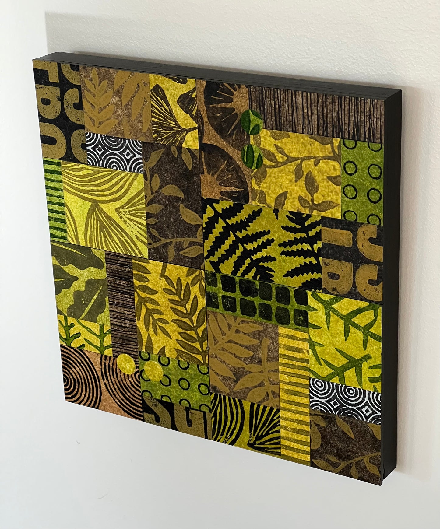 Forest Floor III - 10" x 10" Collage