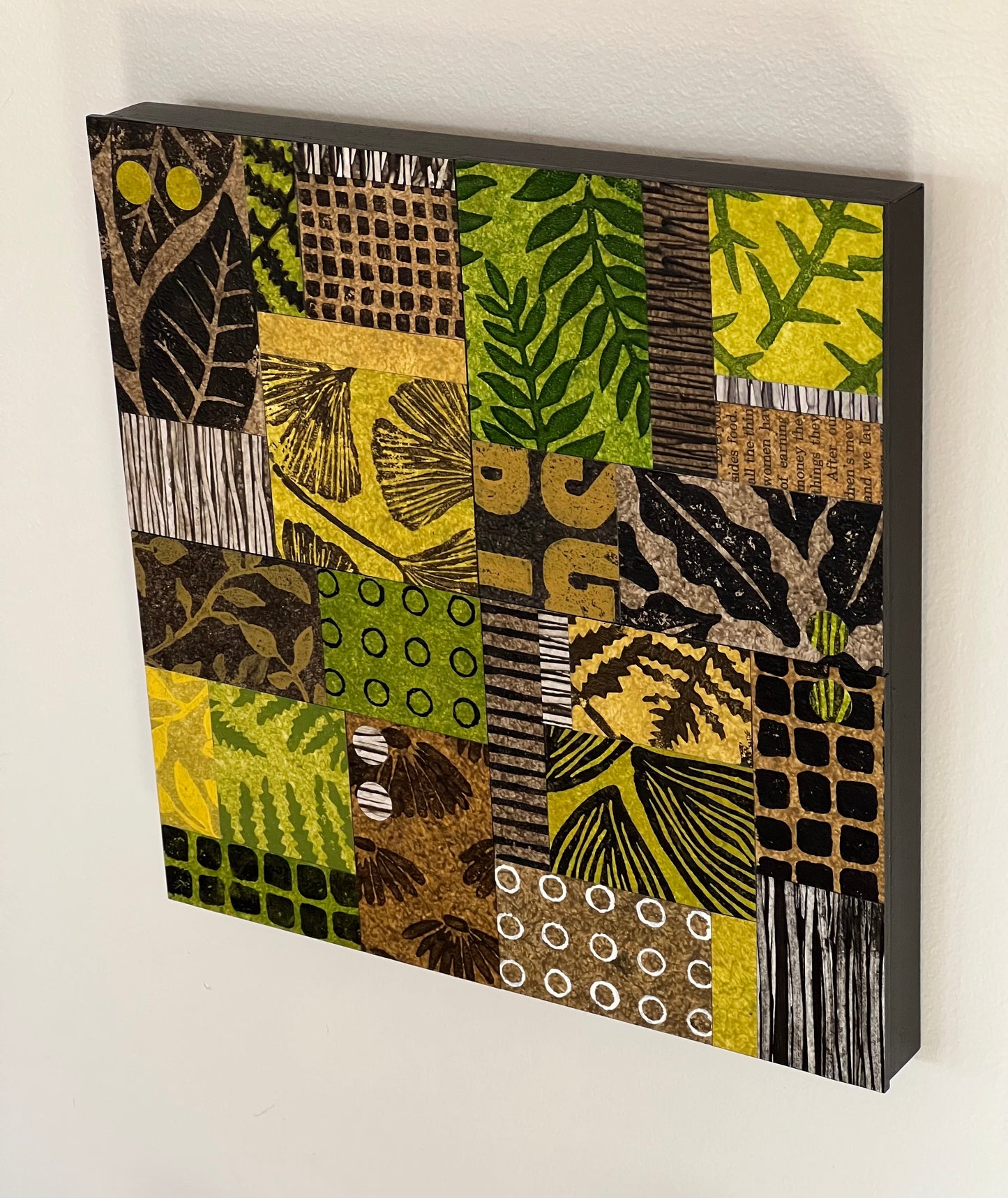 Forest Floor IV - 10" x 10" Collage