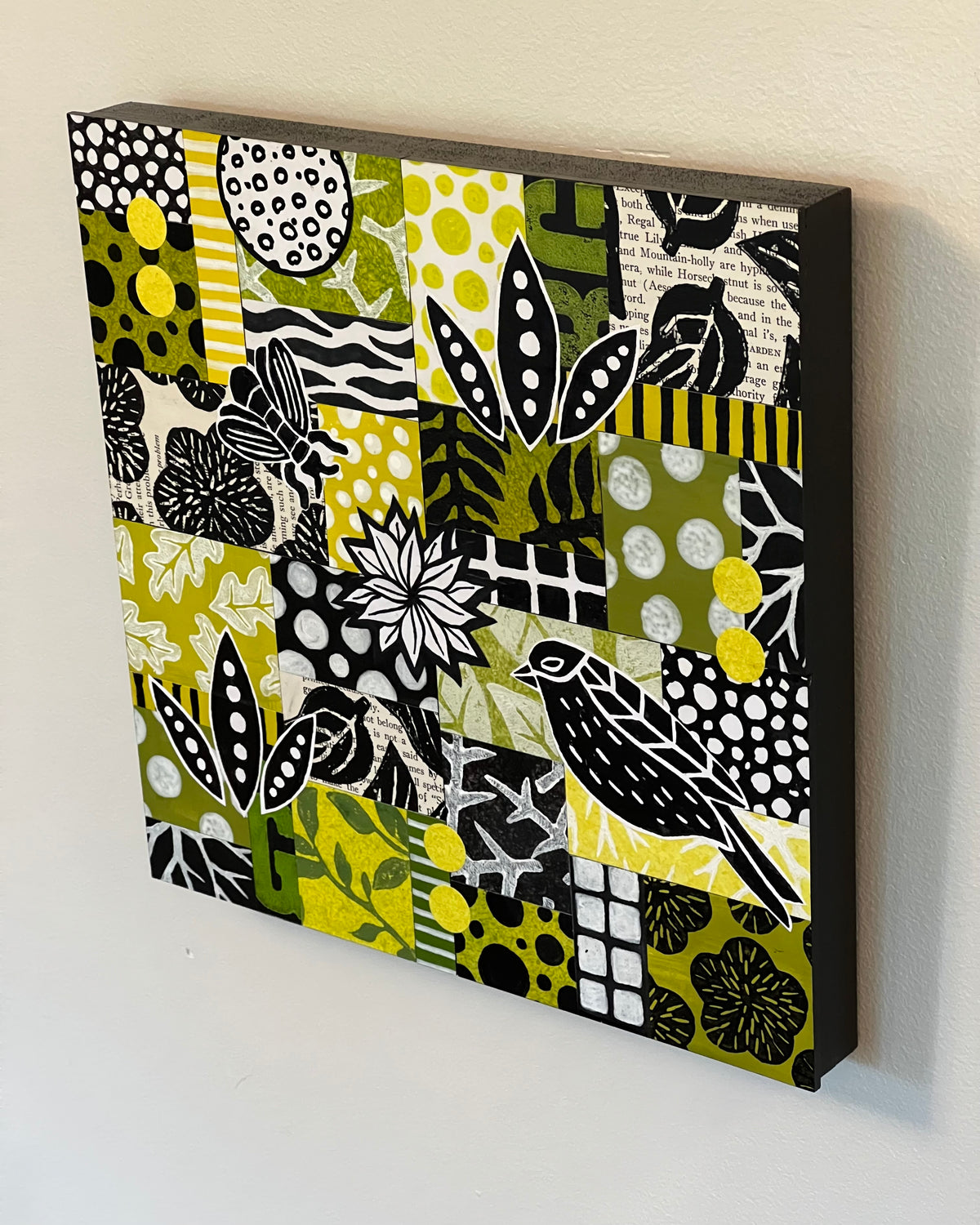 Fresh Greens - 10" x 10" Collage