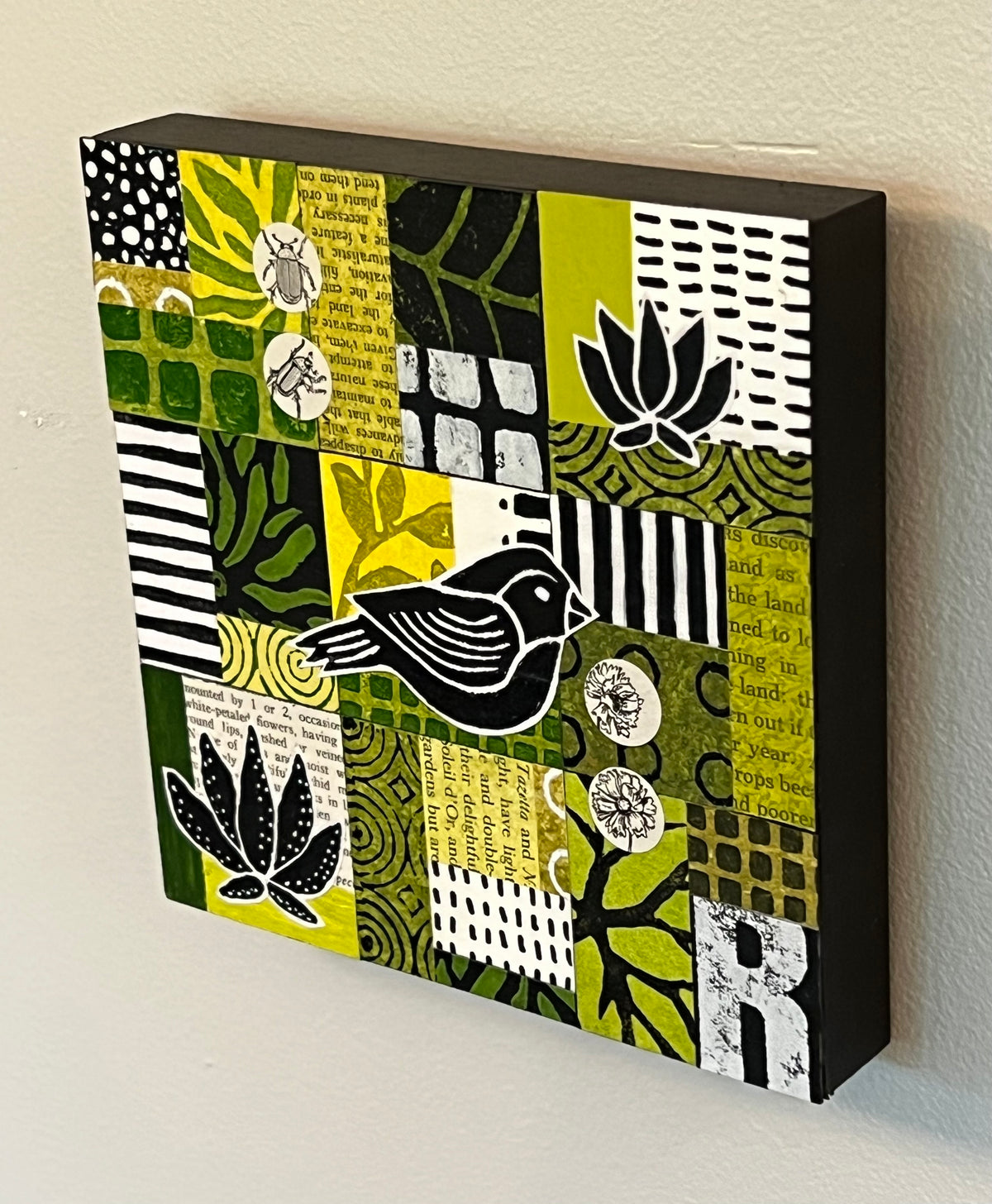 Inner Workings I - 6" x 6" collage