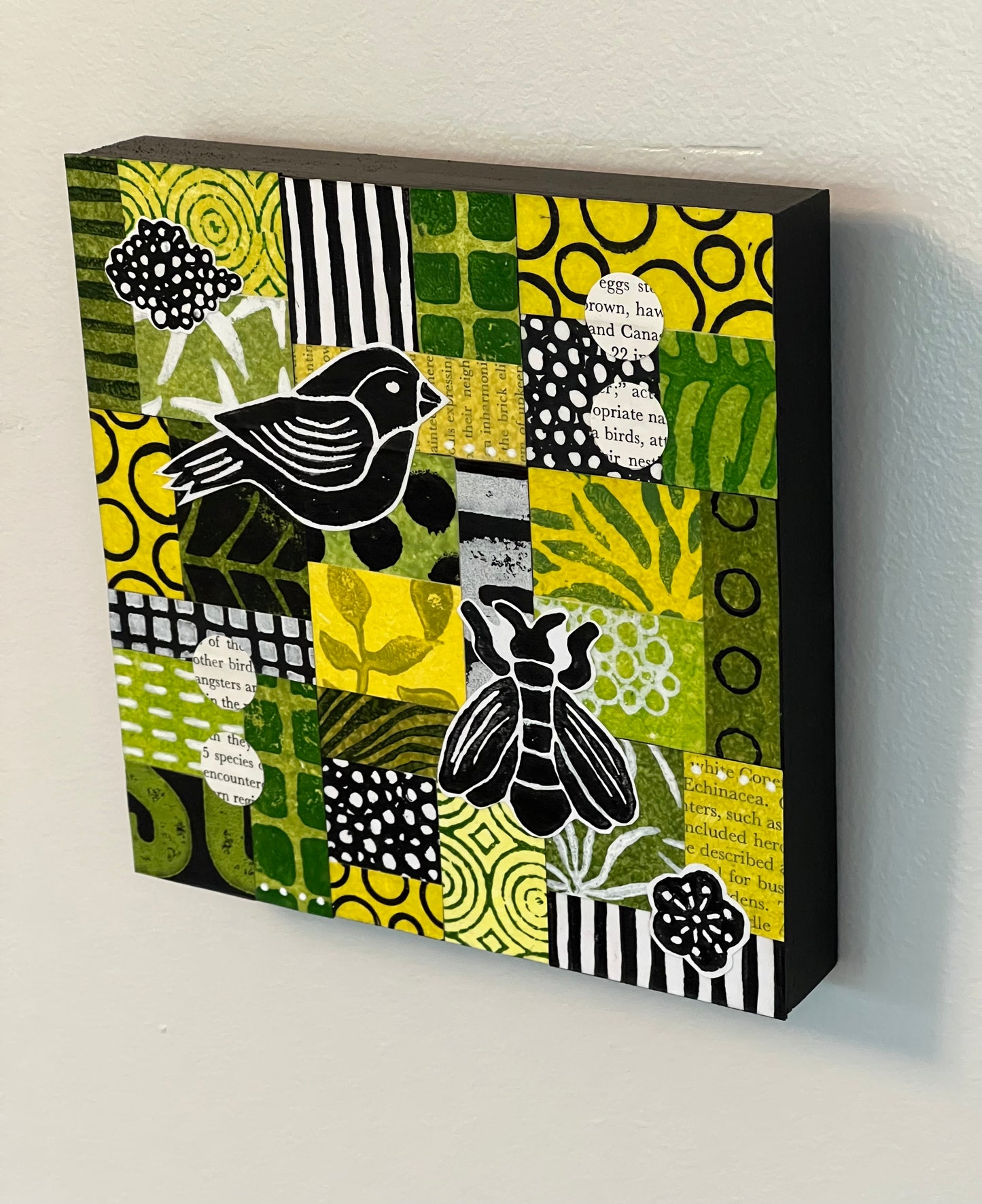 Inner Workings II - 6" x 6" collage