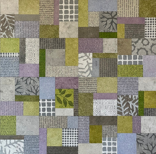 It is a Lovely Flower - 16" x 16" Collage