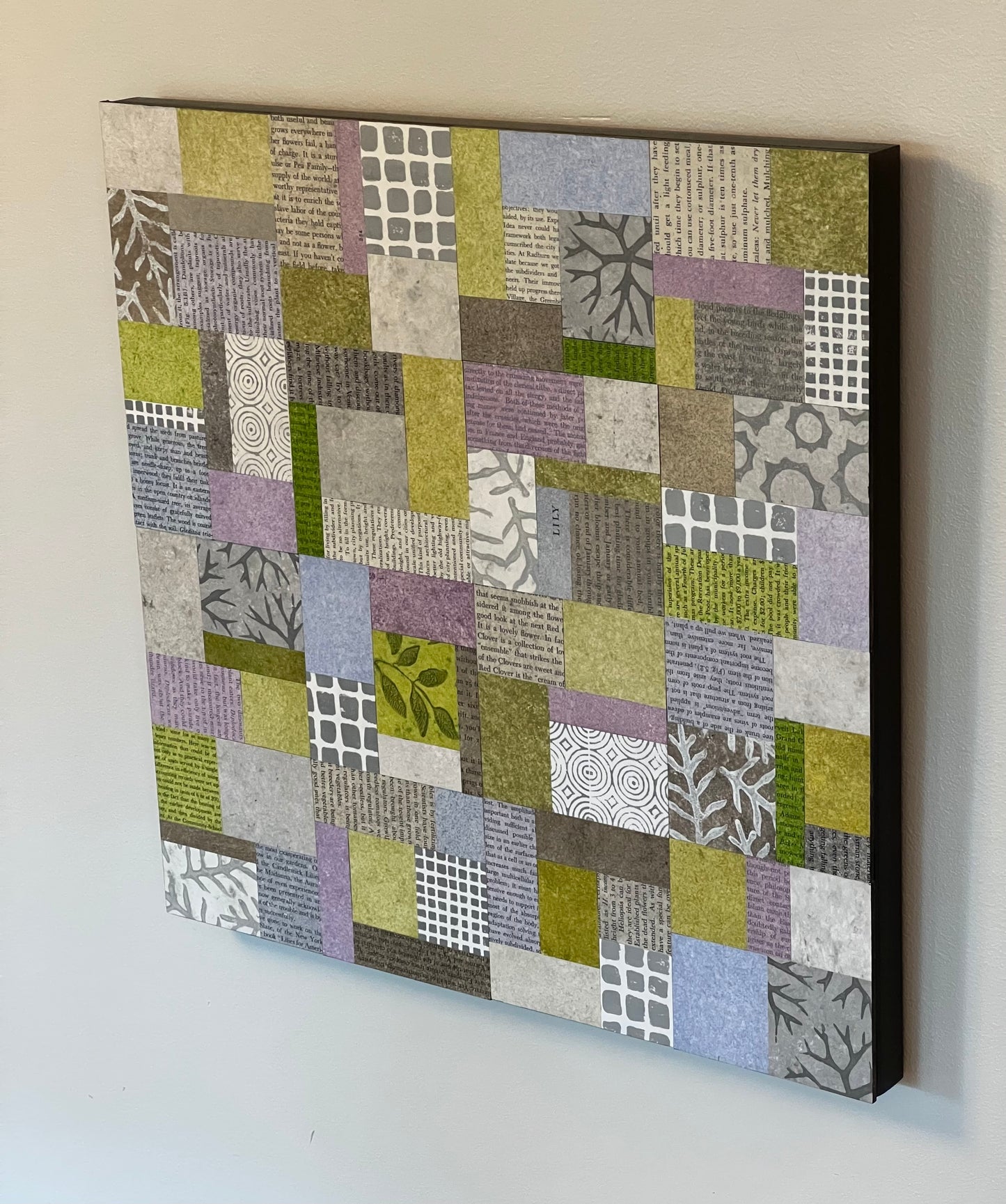 It is a Lovely Flower - 16" x 16" Collage