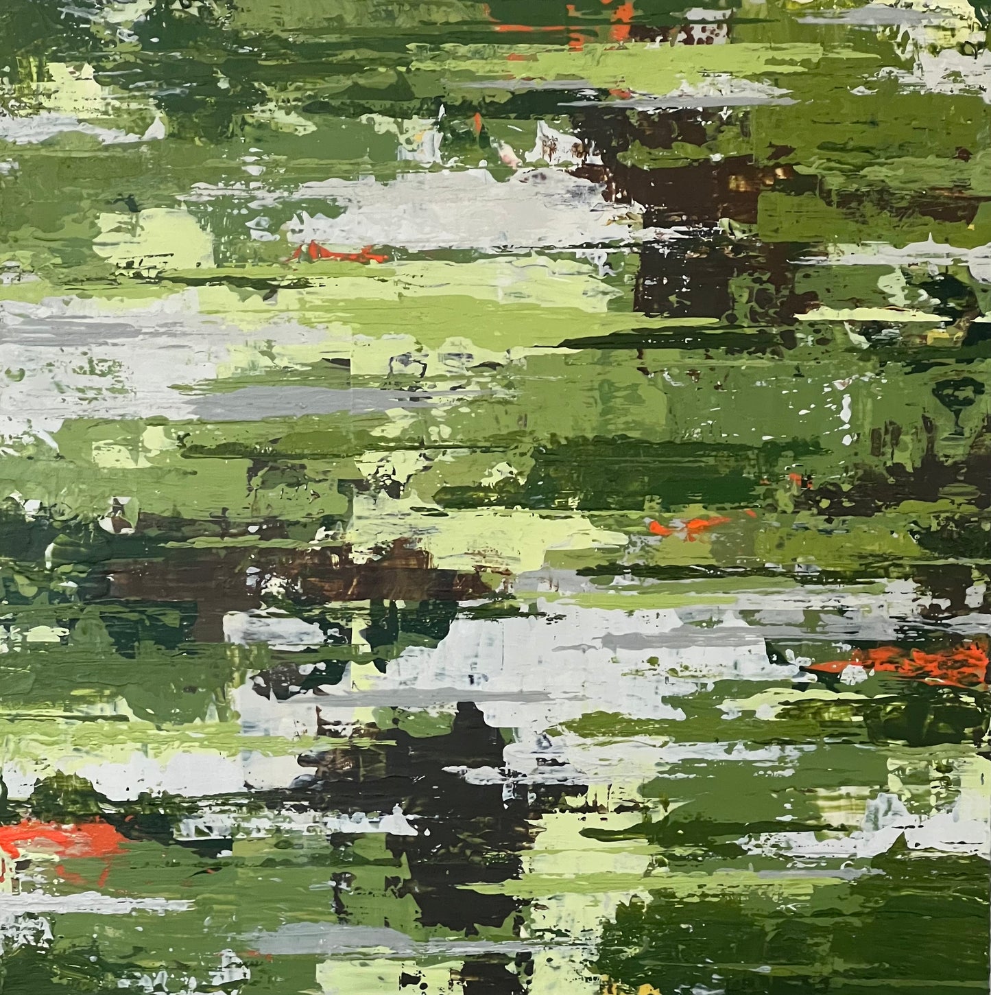 Light on Water IV - 8" x 8" painting