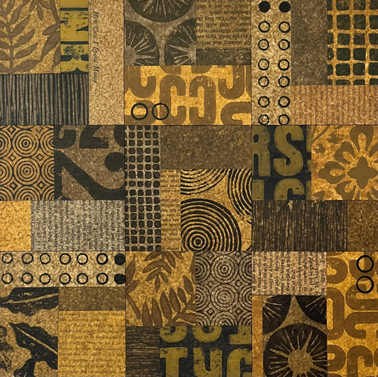 My Two Cents I - 12" x 12" Collage