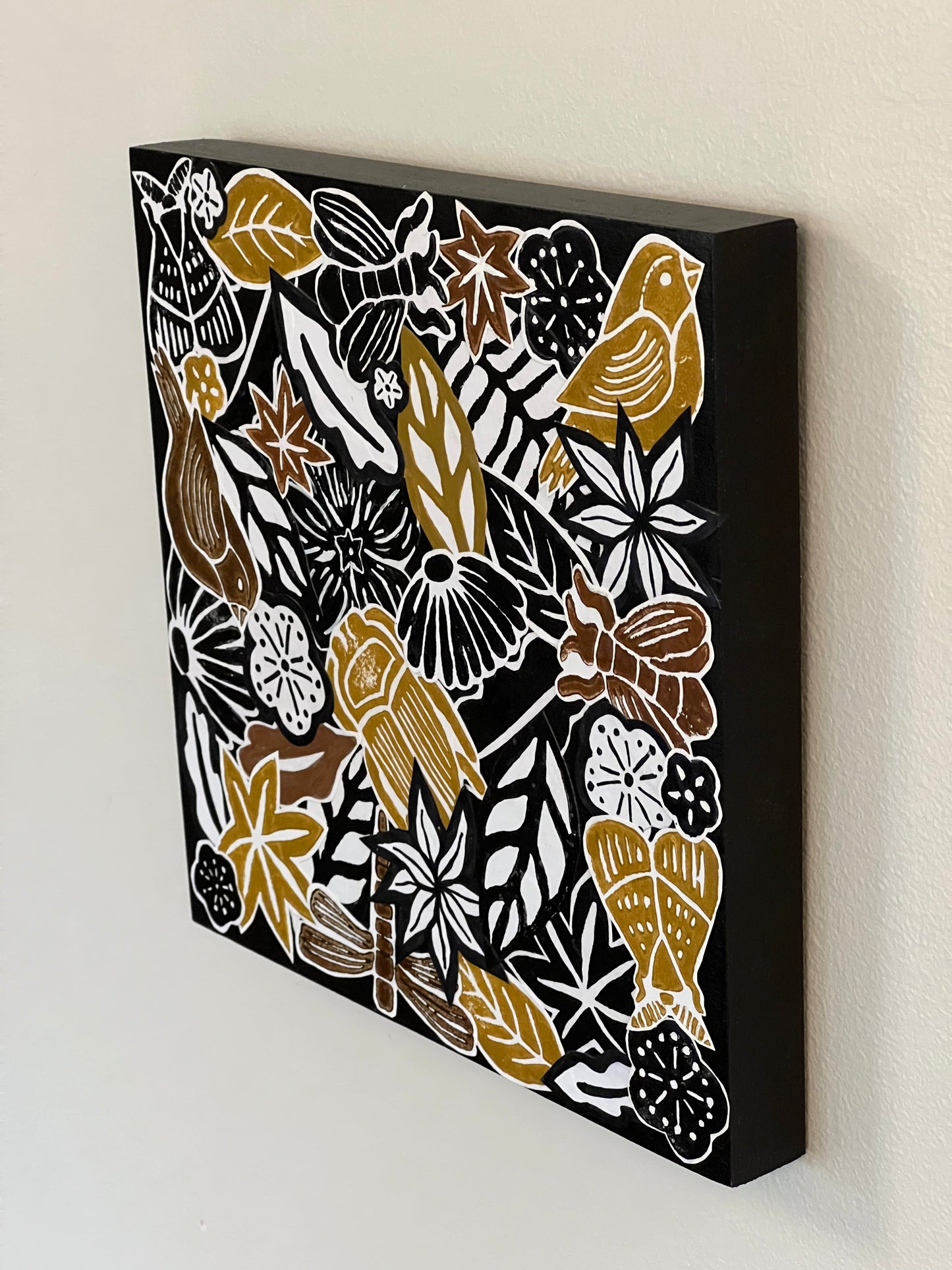 Richness of Nature - 8" x 8" Collage