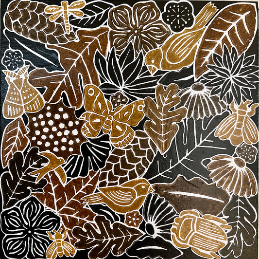Rules of Harmony - 10" x 10" Collage