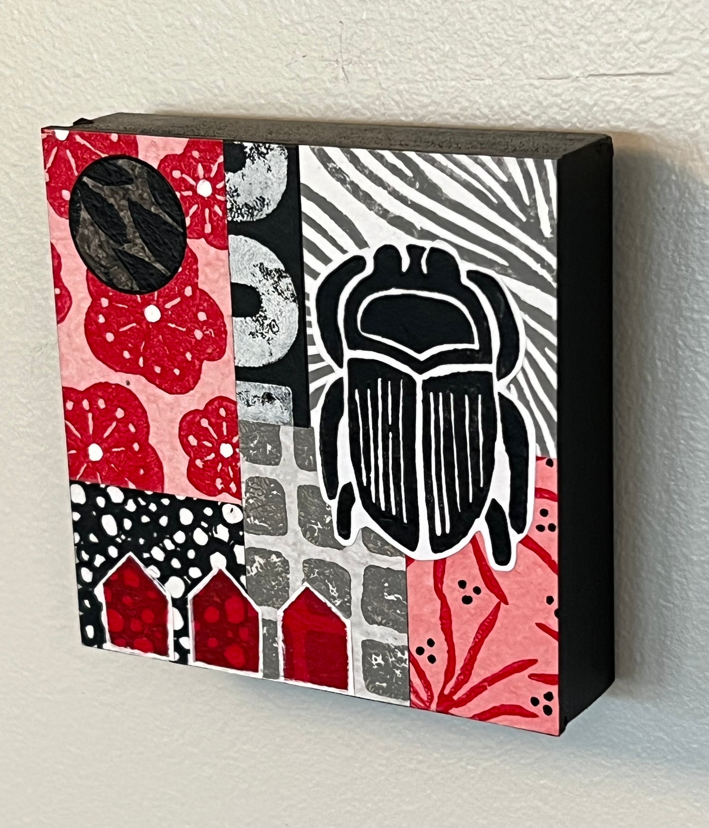 Summer House VI - 4" x 4" collage