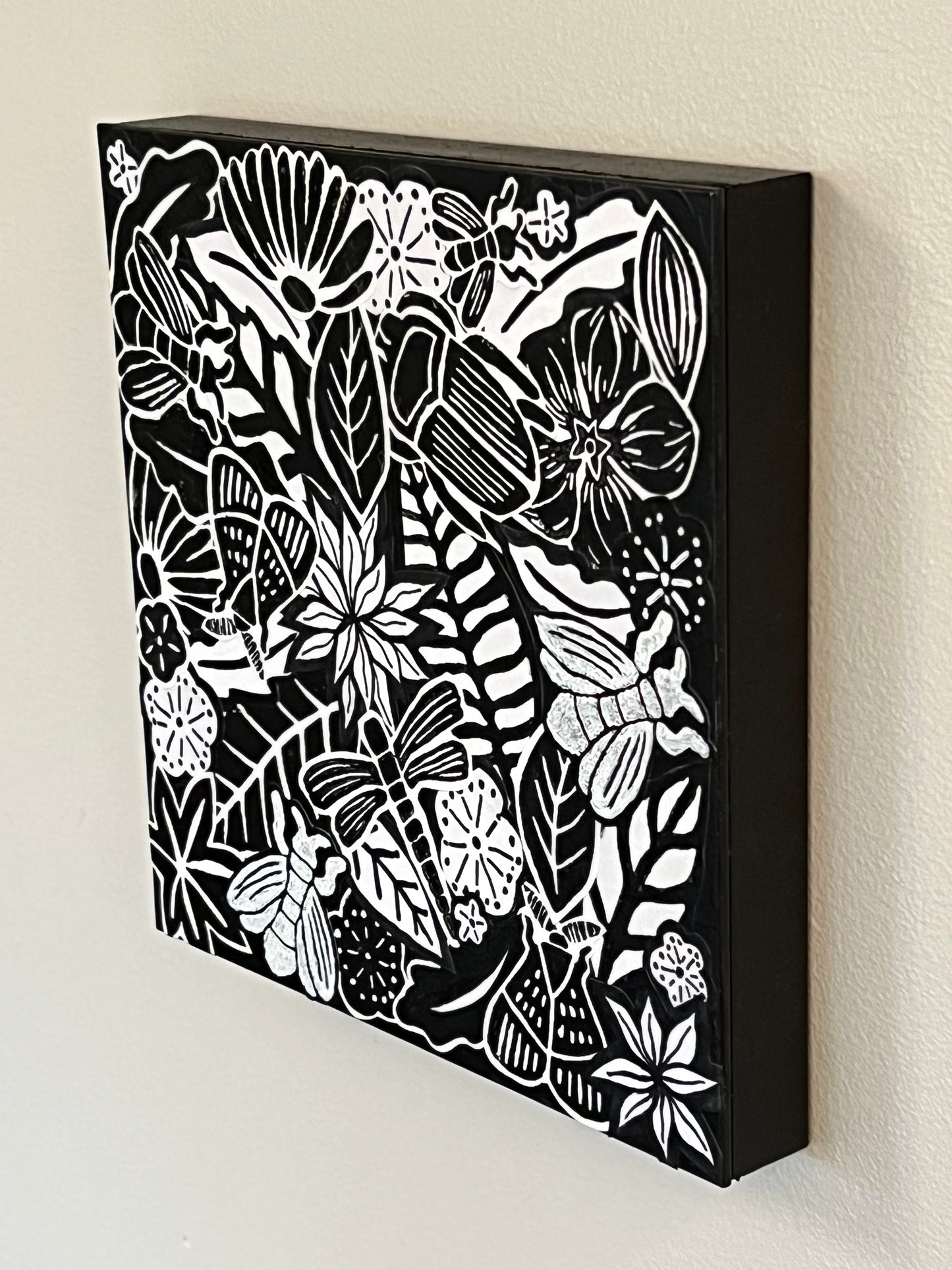 Summer Symphony VI - 8" x 8" Collage