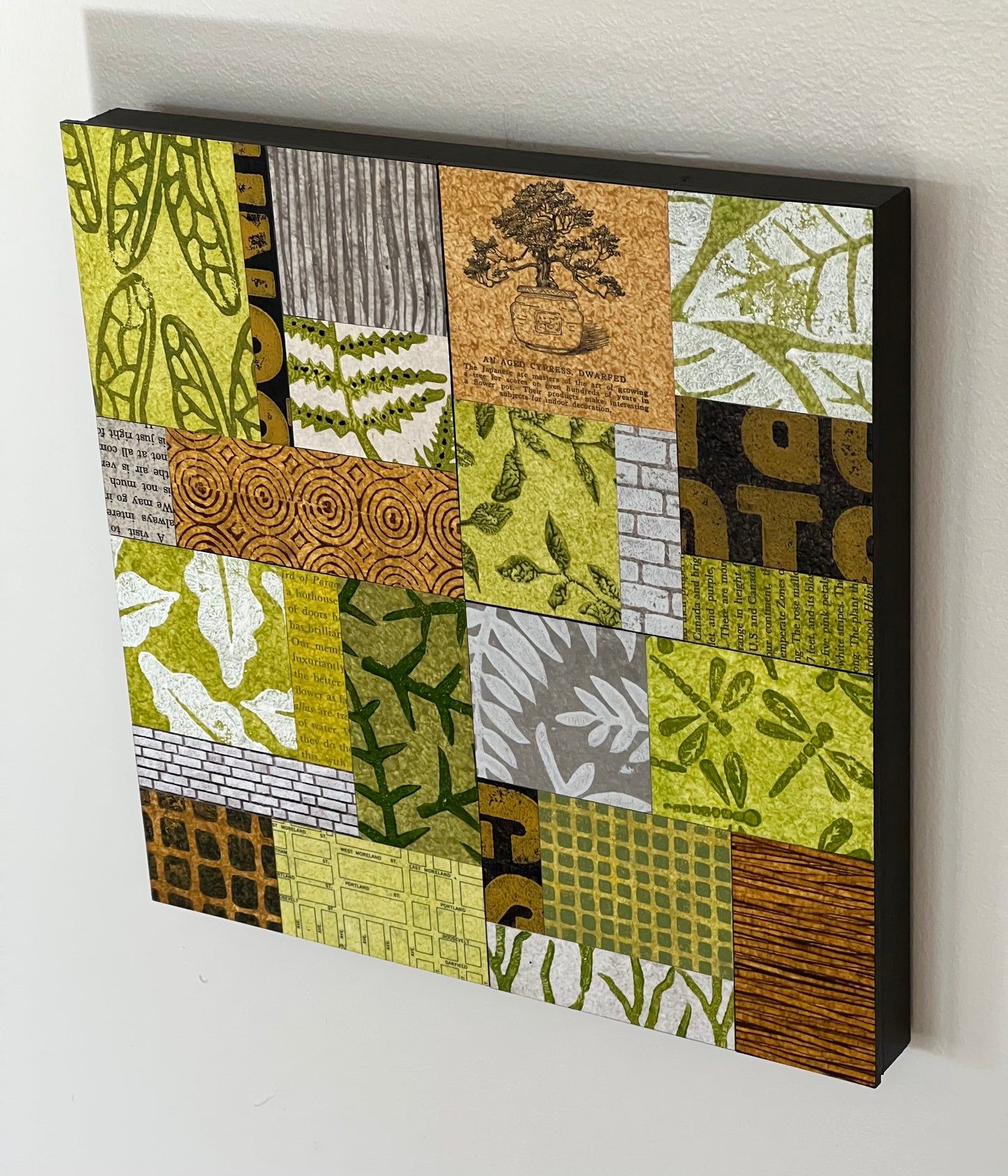 Urban Garden IV - 10" x 10" Collage