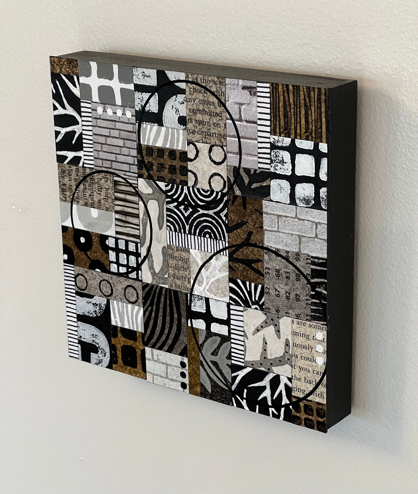 Years End II - 6" x 6" collage