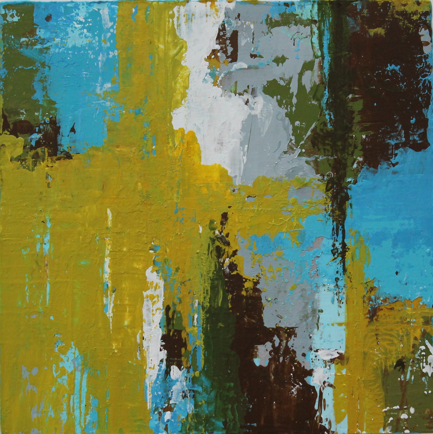Mudlick Creek - 4" x 4" painting
