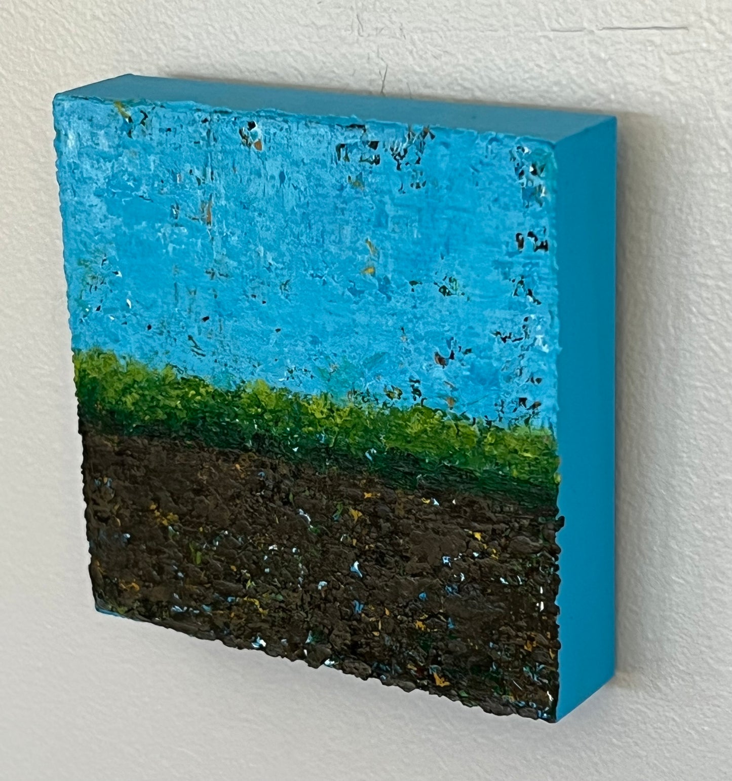 Driving By I - 4" x 4" painting