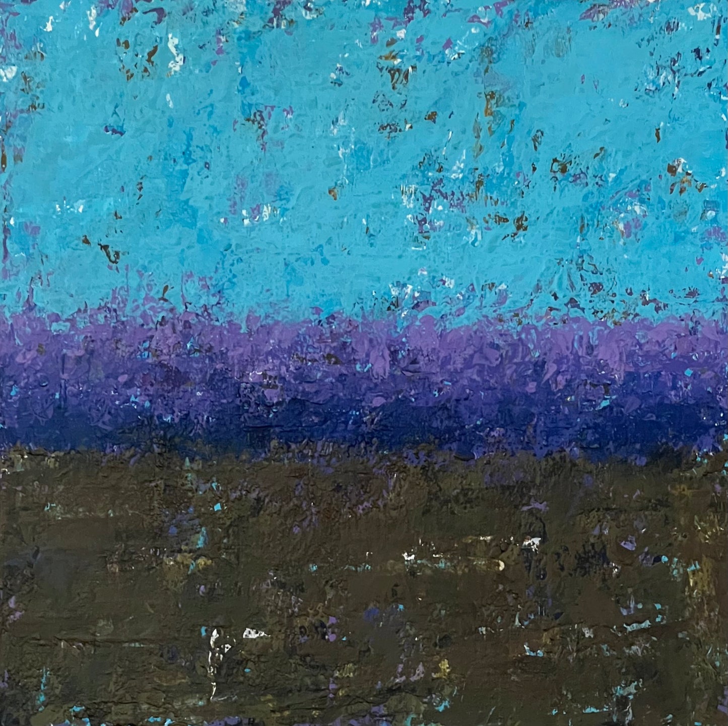 Driving By VII - 8" x 8" painting