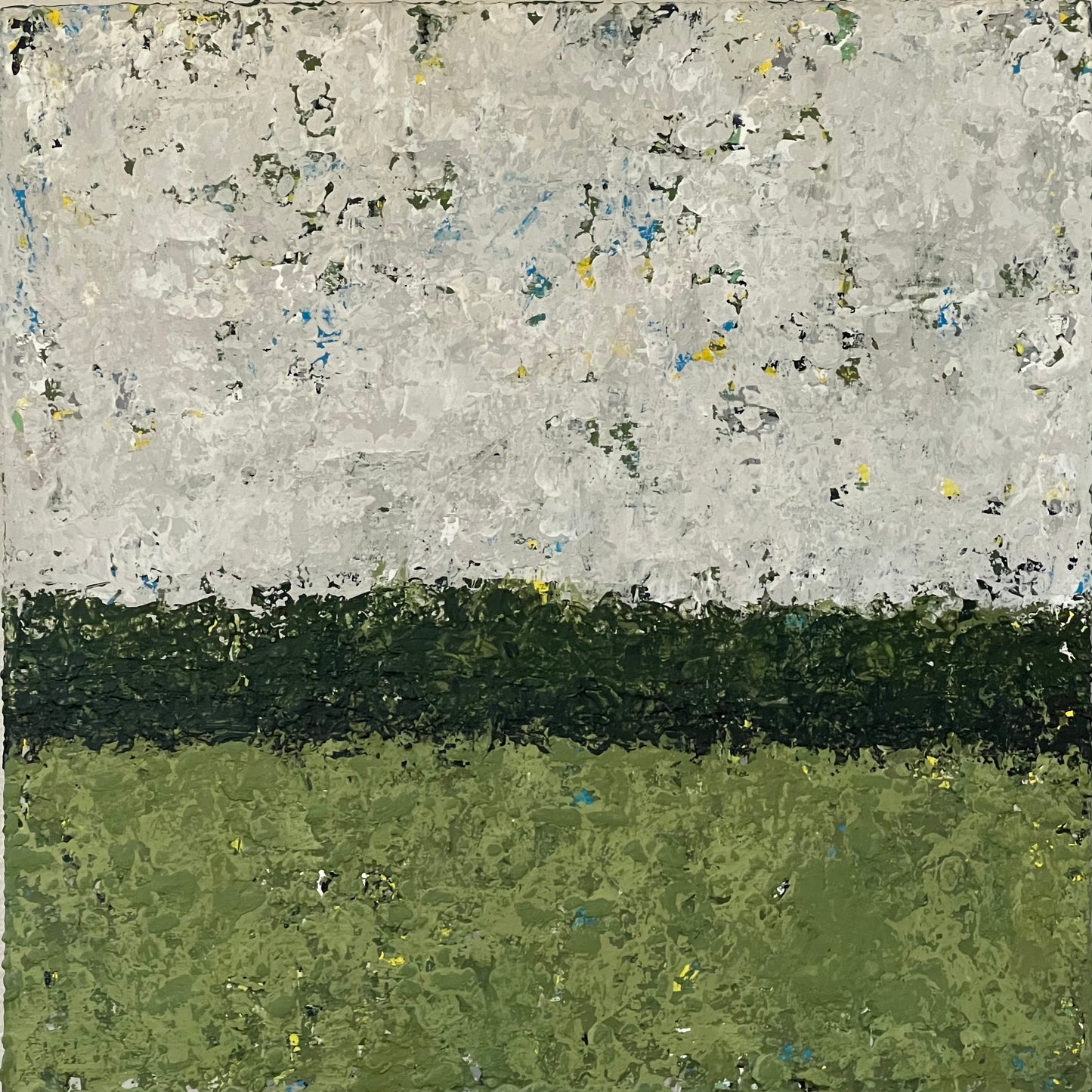 Driving By XXVIII - 8" x 8" painting