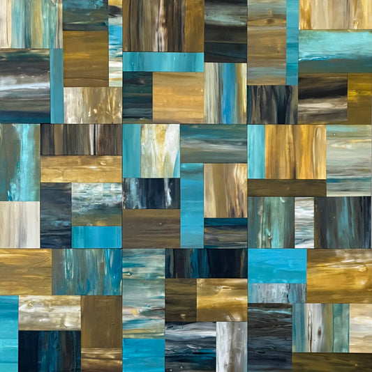 Field and Sky - 12" x 12" Collage