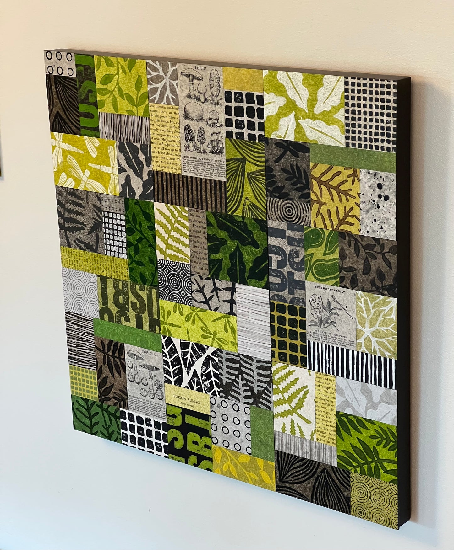 Forage II - 18" x 18" Collage