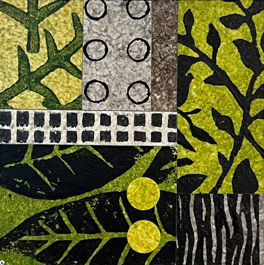 Forage X - 4" x 4" collage