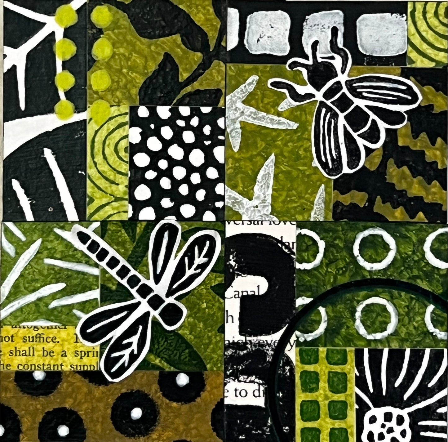 Inner Workings IV - 4" x 4" collage