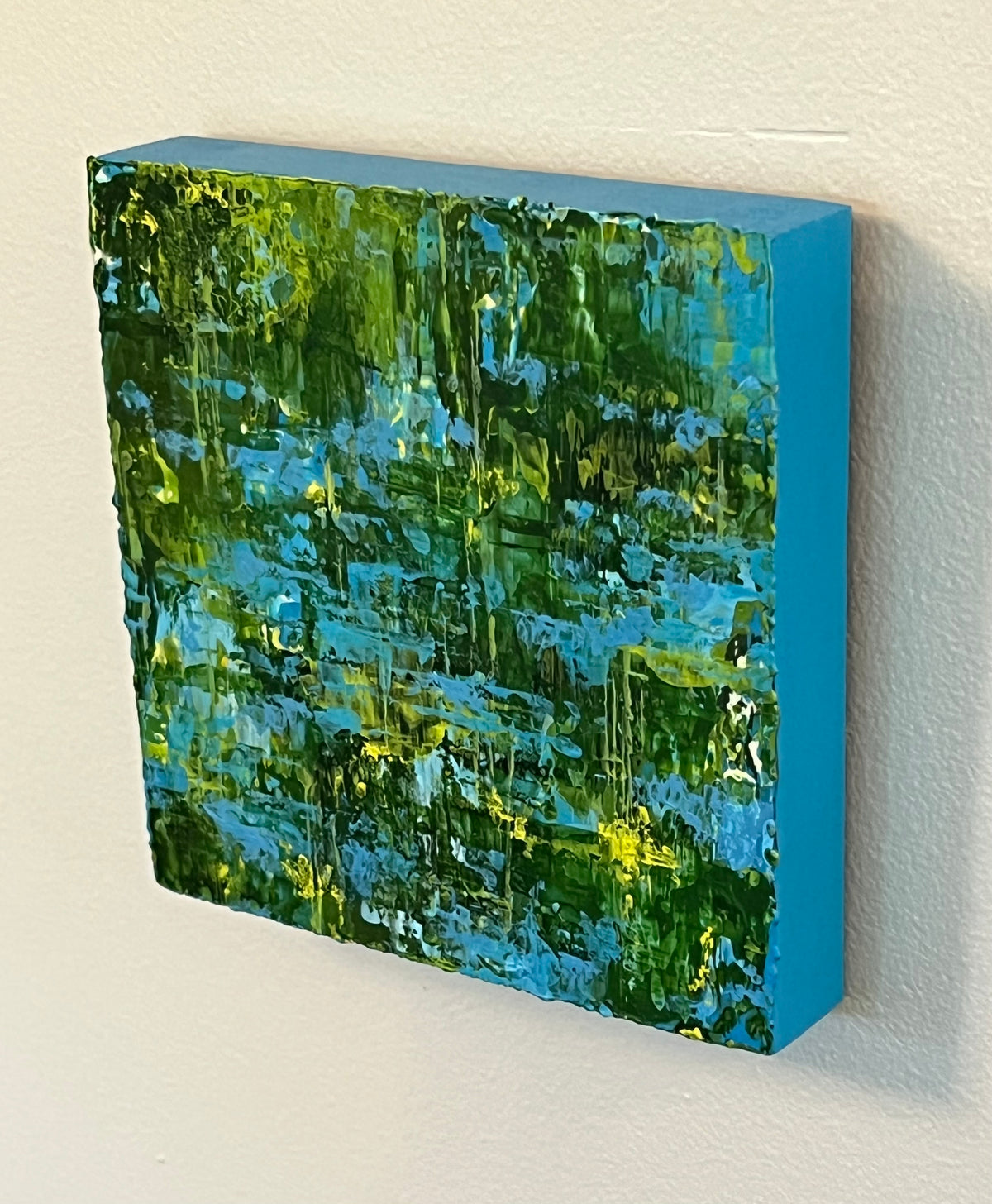 Light on Water VIII - 5" x 5" painting