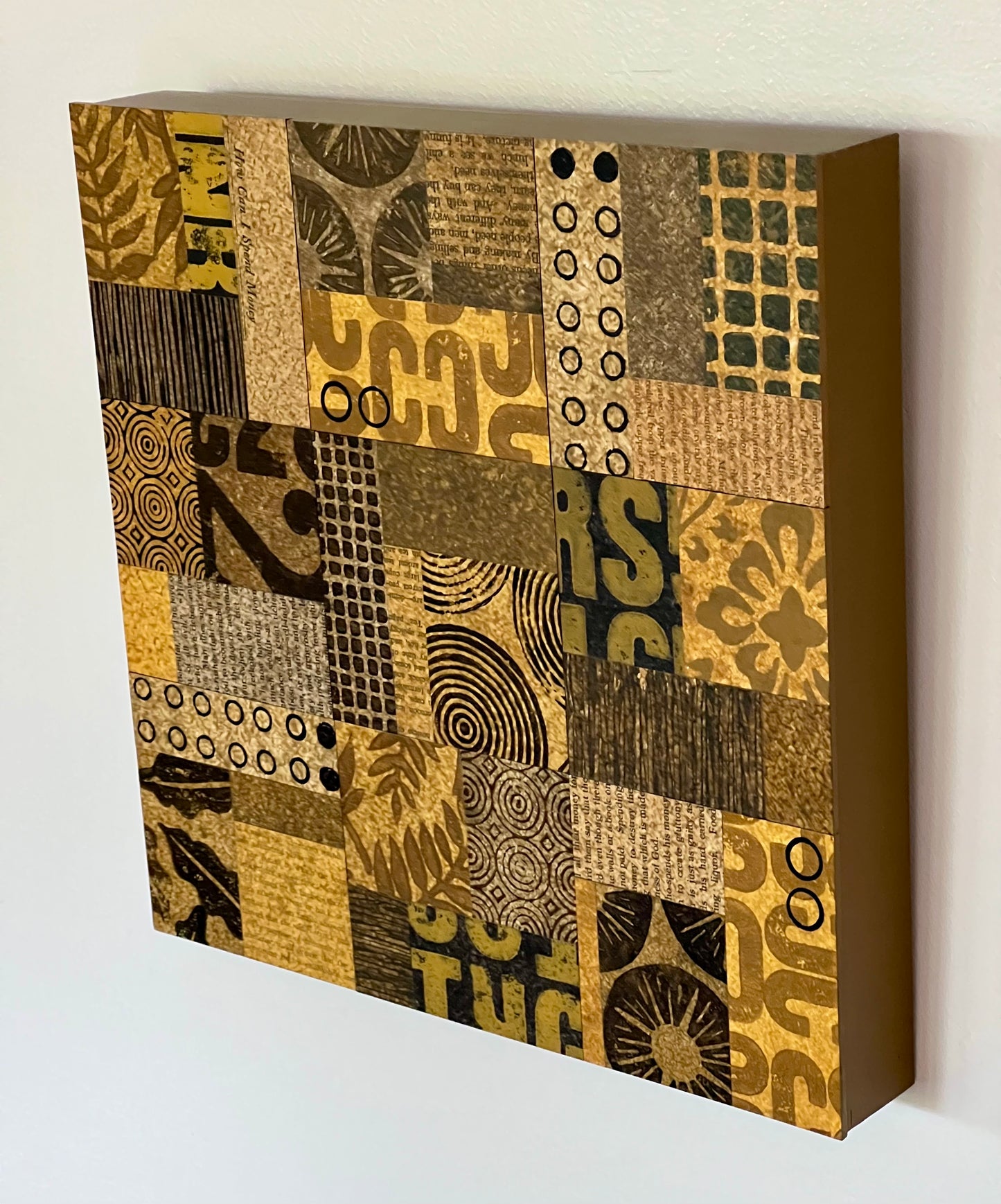 My Two Cents I - 12" x 12" Collage