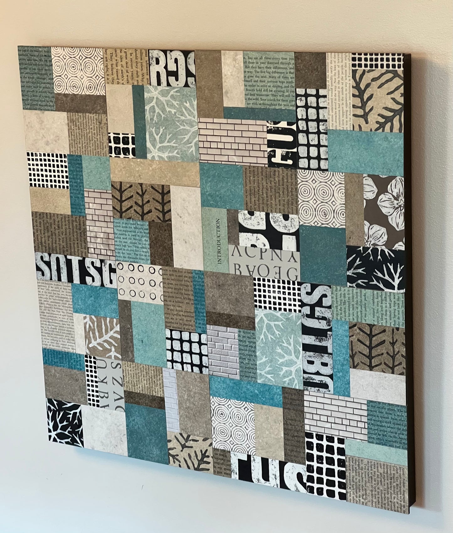 Start at the Very Beginning - 20" x 20" Collage