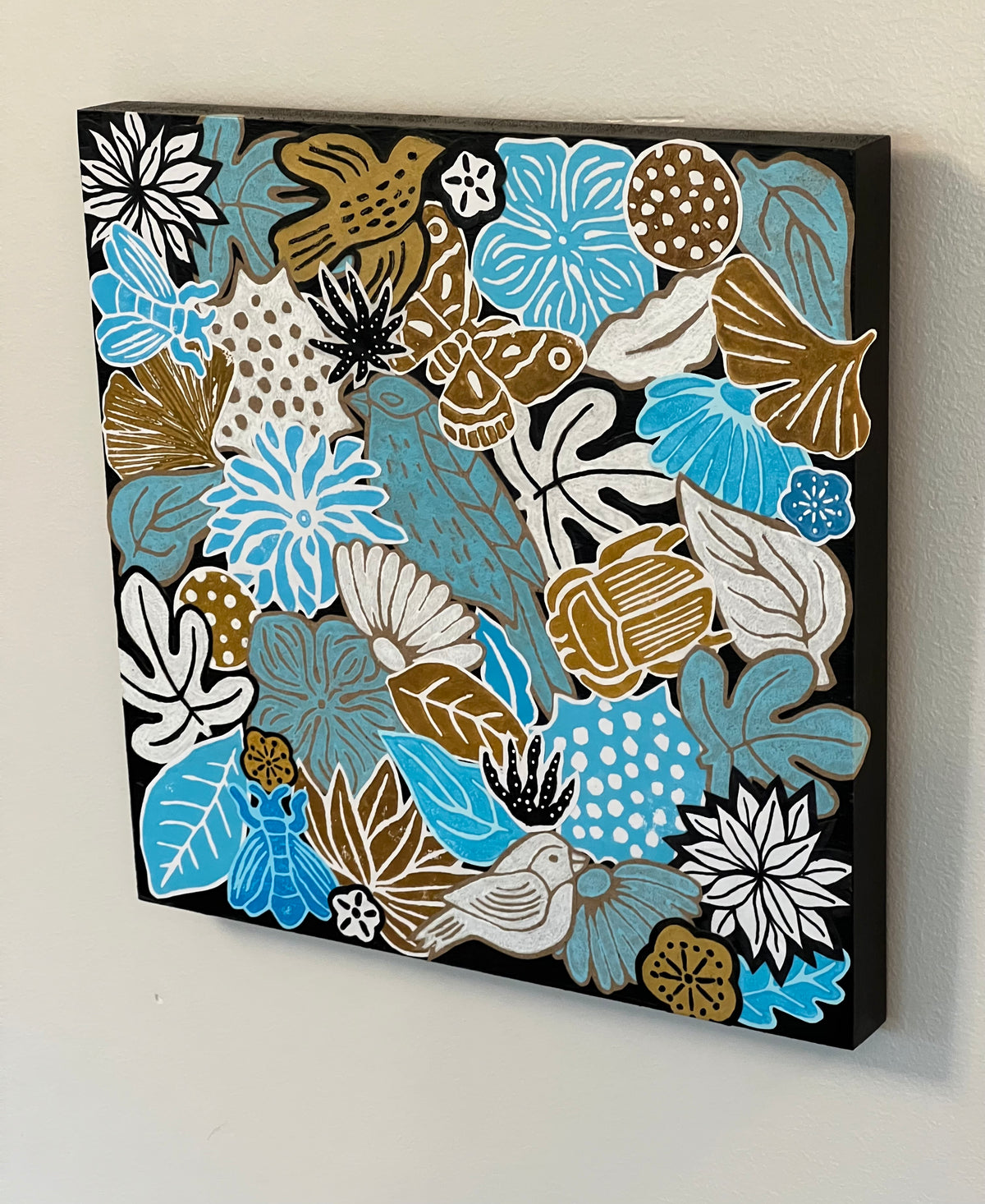 Wild Blue Yonder - 10" x 10" Collage