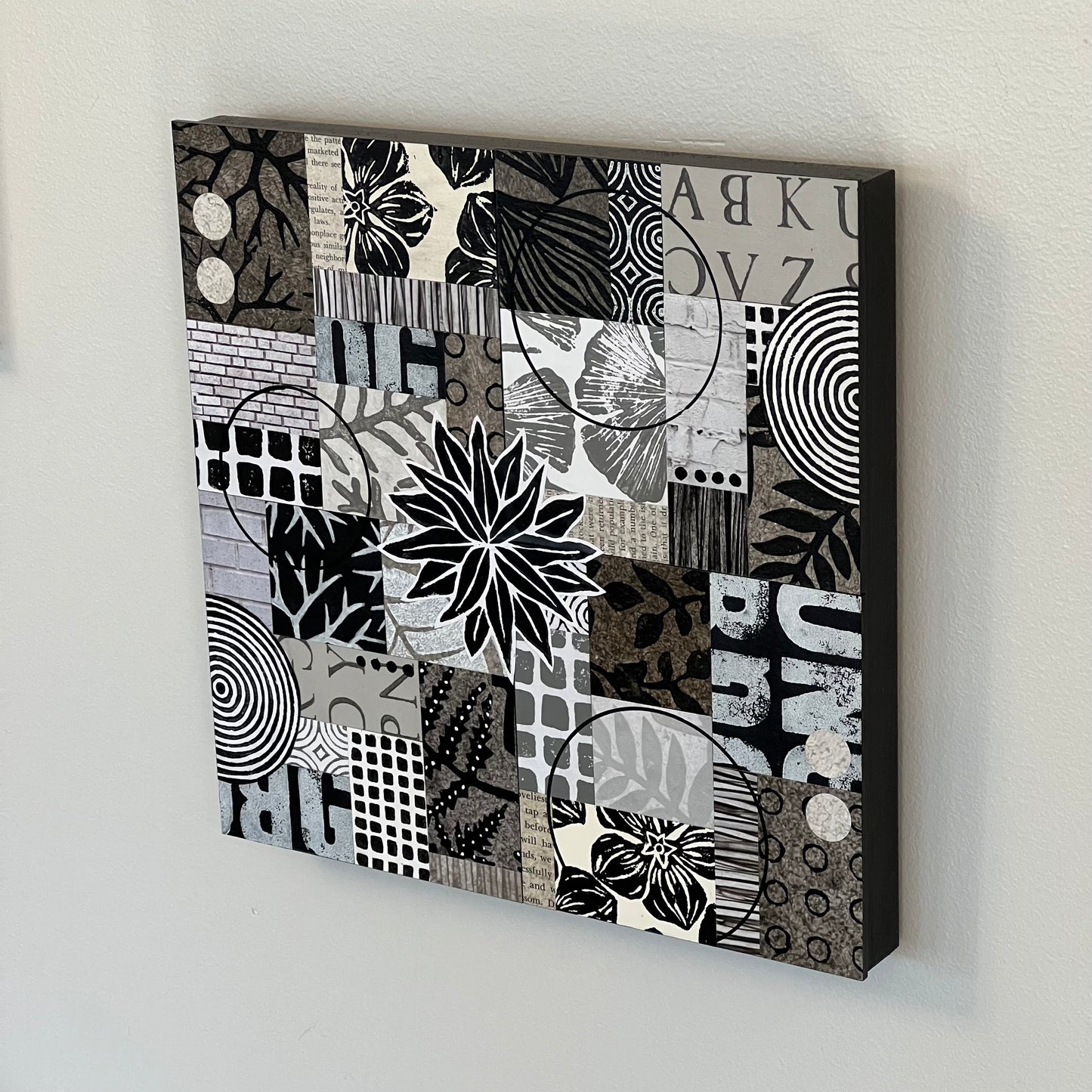 Years End I - 10" x 10" Collage